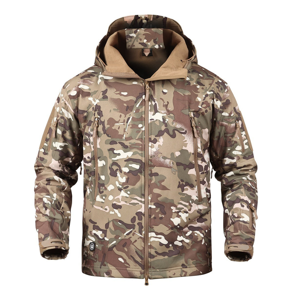 Plus Size Soft Shell Windproof Jacket