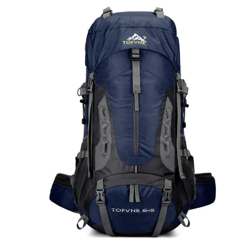 60L Hiking Backpack with Rain Cover for Outdoor Use