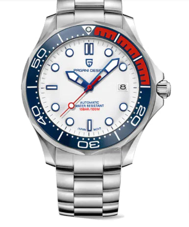 Chrono Edge Waterproof Luminous Watch - 100M Water Resistant with Leather & Steel Strap Options | Men's Timepiece