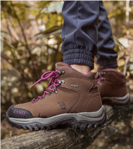 All season High-Top Hiking Boots - Camel Brand