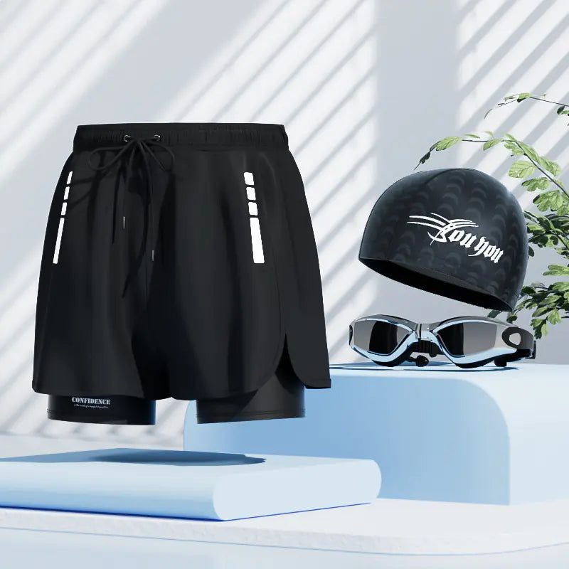 Men's Quick-Dry Swim Trunks - Beach Shorts for Swimming & Spa