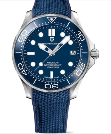 Chrono Edge Waterproof Luminous Watch - 100M Water Resistant with Leather & Steel Strap Options | Men's Timepiece