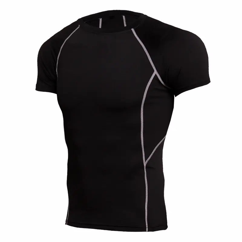 Men's Quick-Dry Camouflage Short Sleeve T-Shirt - Athletic Sports Tee | Outdoor Wear