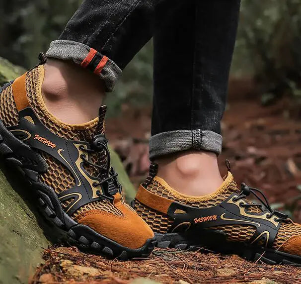 River Trekking Shoes — Fast-Drain Grip | Wading & Water Trail Shoe