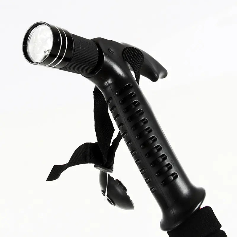 Outdoor Folding Ultra-Light Trekking Poles - 4-Section Aluminum Alloy Hiking Poles 500g | Compact & Portable