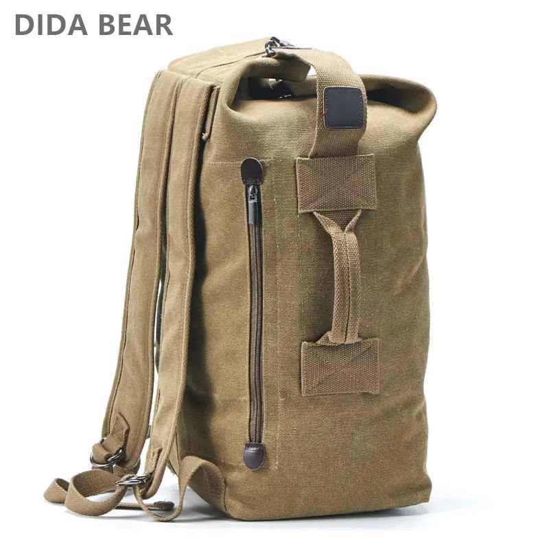 Waterproof Canvas Hiking Backpack - High Capacity Travel Pack in 2 Sizes | Outdoor Adventure Rucksack