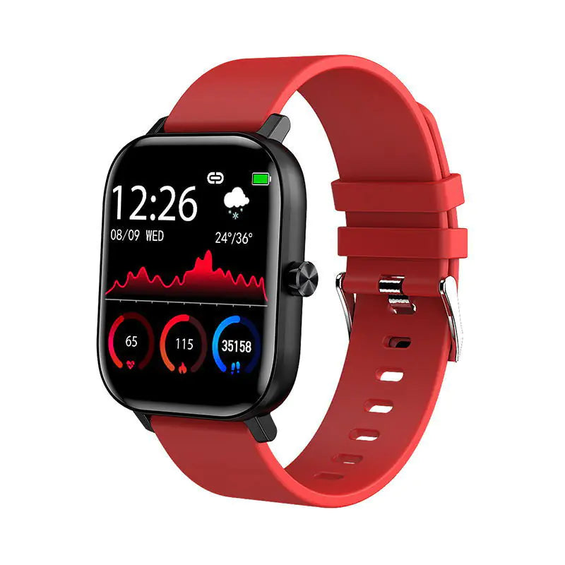 Unisex Waterproof Smart Watch for All Activities - Bluetooth Fitness Tracker with Health Monitoring