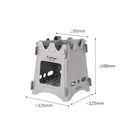 Widesea Portable Camping Wood Stove - Foldable Outdoor Cooking Stove for Camping & Hiking