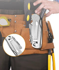 Heavy Duty All-Steel OUDISI Utility Knife for Electricians - SK5 Blade Aluminum Alloy Handle