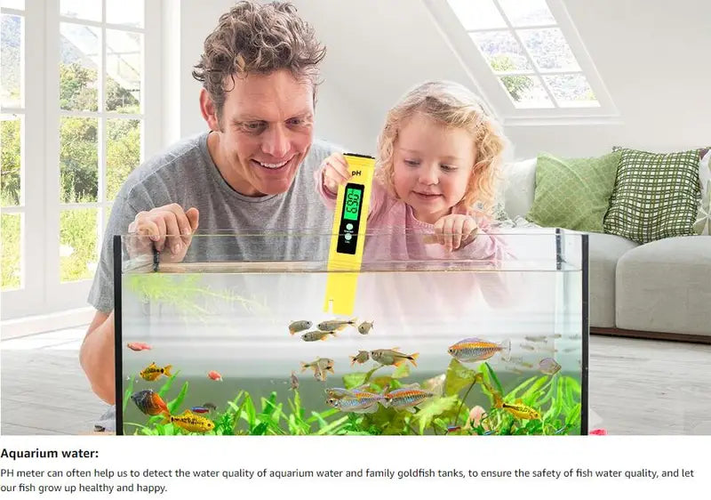 GOXAWEE PH Tester Pen for Precise Water Measurement - Digital pH Meter 0-14 Range
