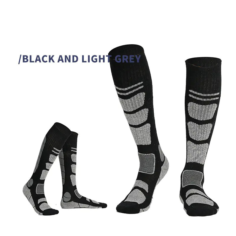 Over The Knee Wool Hiking Socks for New Adventures - Brushed High Tube Trail Socks