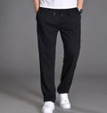 Men's Oversized Cotton Casual Knit Sweatpants - Relaxed Fit Joggers
