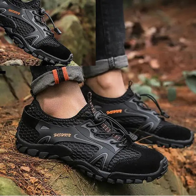 River Trekking Shoes — Fast-Drain Grip | Wading & Water Trail Shoe