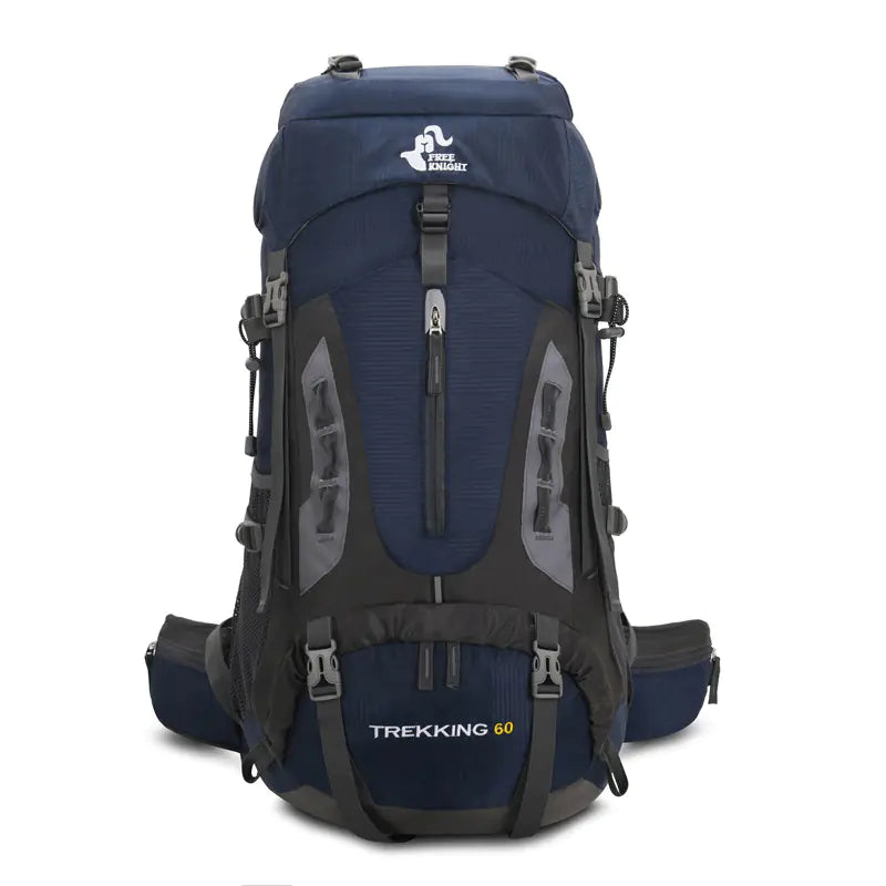 60L Hiking Backpack with Rain Cover for Outdoor Use