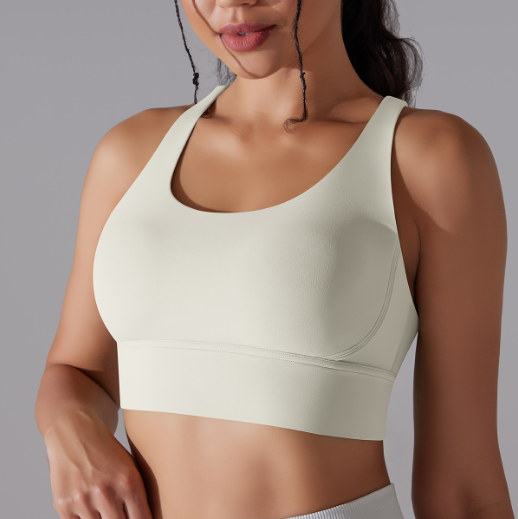 Criss Cross High-Impact Sports Bra for Women - Workout Support Bra