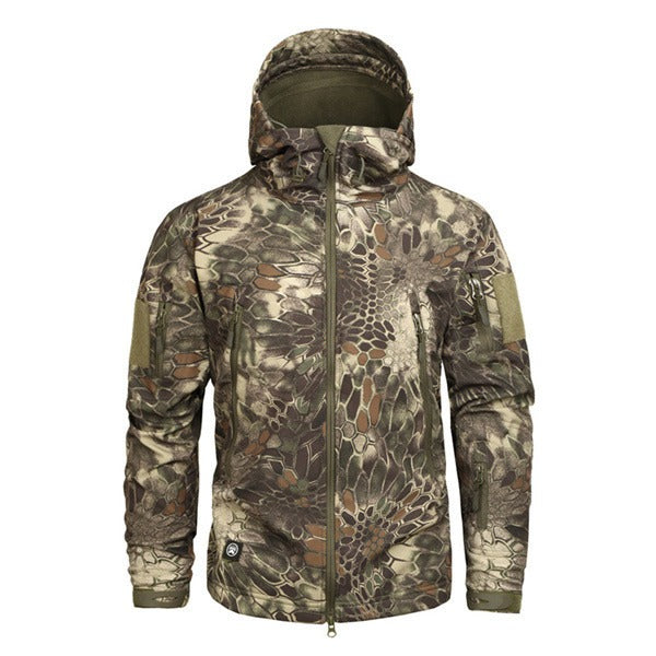 Digital Camouflage Waterproof Breathable Mountaineering Suit