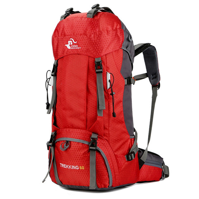 Free Knight 60L Outdoor Hiking Backpack with Rain Cover