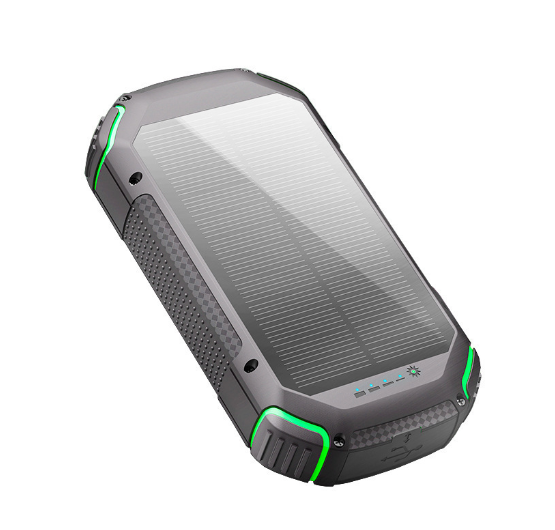 20000mAh Solar Power Bank — Waterproof Fast Charge with Emergency Red Light | Outdoor