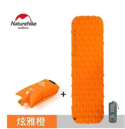 Outdoor Inflatable Mattress - Moisture-Proof Camping Tent Sleep Pad with Pillow Options | 1P & 2P