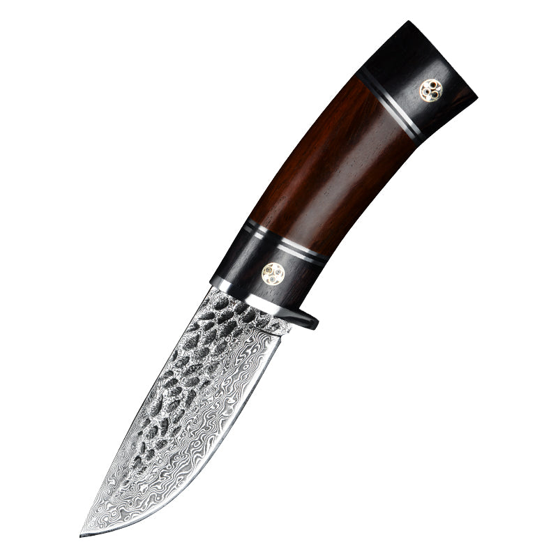 Damascus Steel Tactical Knife with High Hardness