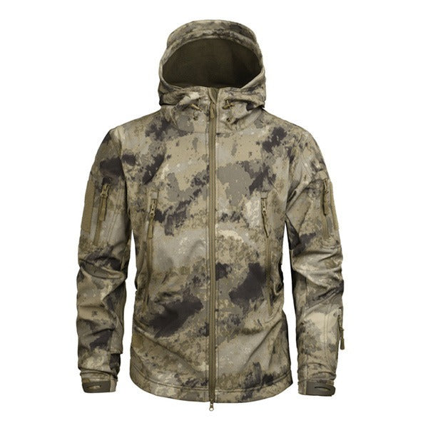 Digital Camouflage Waterproof Breathable Mountaineering Suit