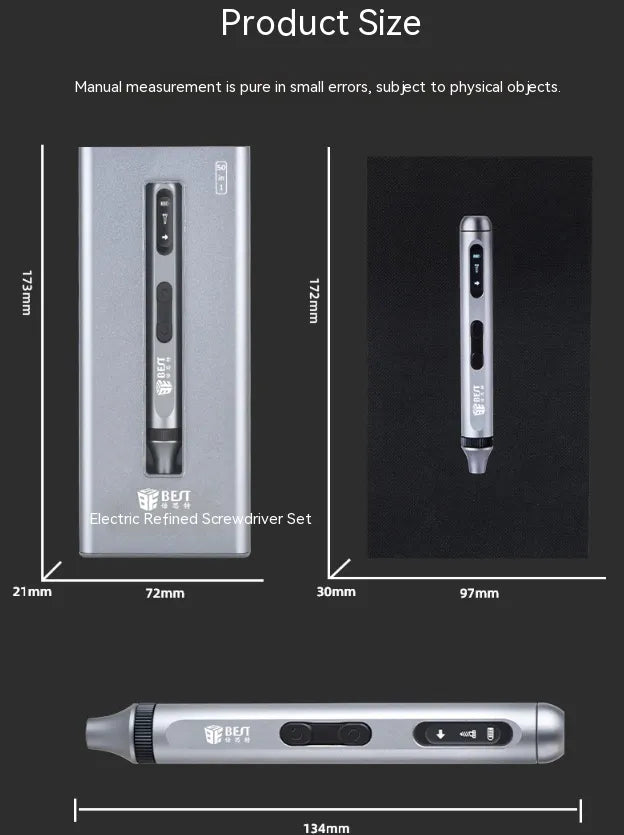 Portable 50-in-1 Rechargeable Electric Screwdriver Set