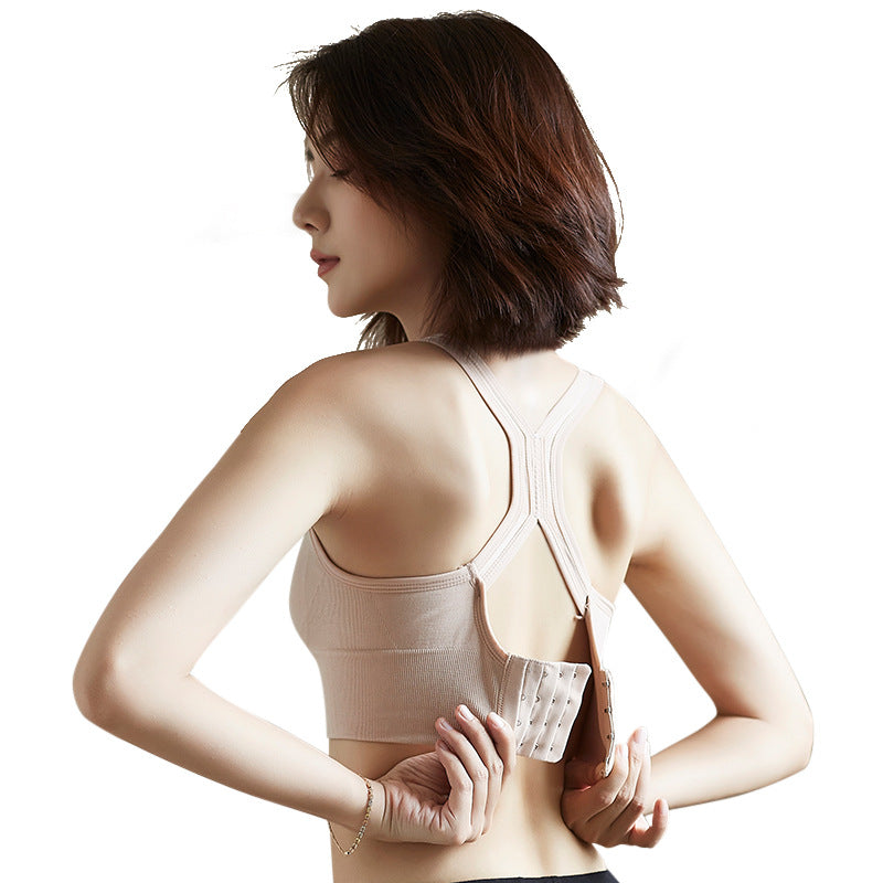 Women's Padded Sports Bra with Built-in Padding