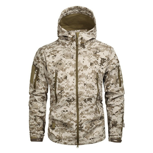 Digital Camouflage Waterproof Breathable Mountaineering Suit