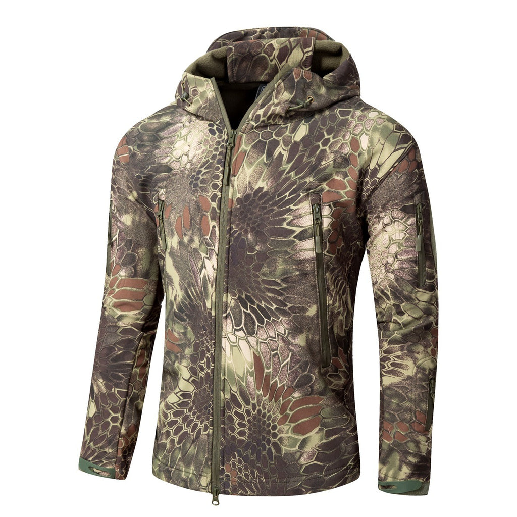 Plus Size Soft Shell Windproof Jacket