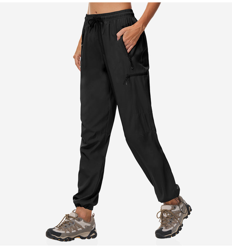 Women's Quick-Dry Thin Sports Pants for Outdoor Hiking