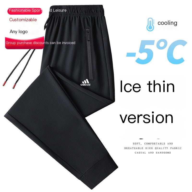 Men's Summer Plus Size Quick-Dry Sports Pants