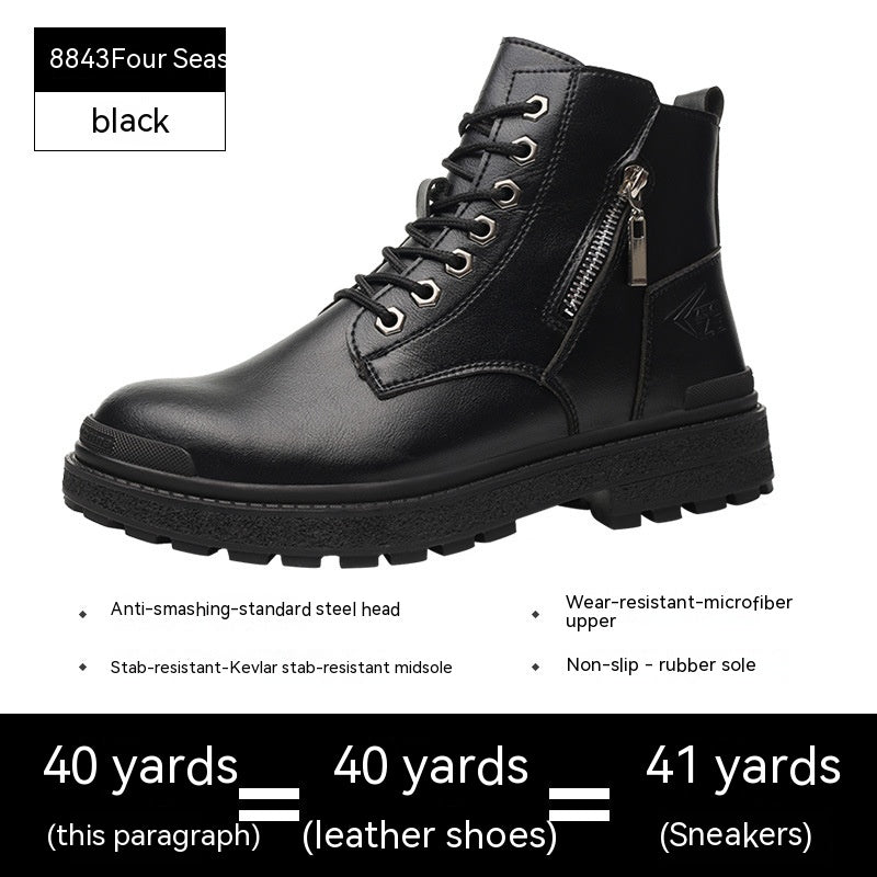 High-Top Anti-Impact Protective Work Shoes