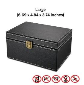 SignalGuard Pro Anti-Theft Faraday Box for Keys