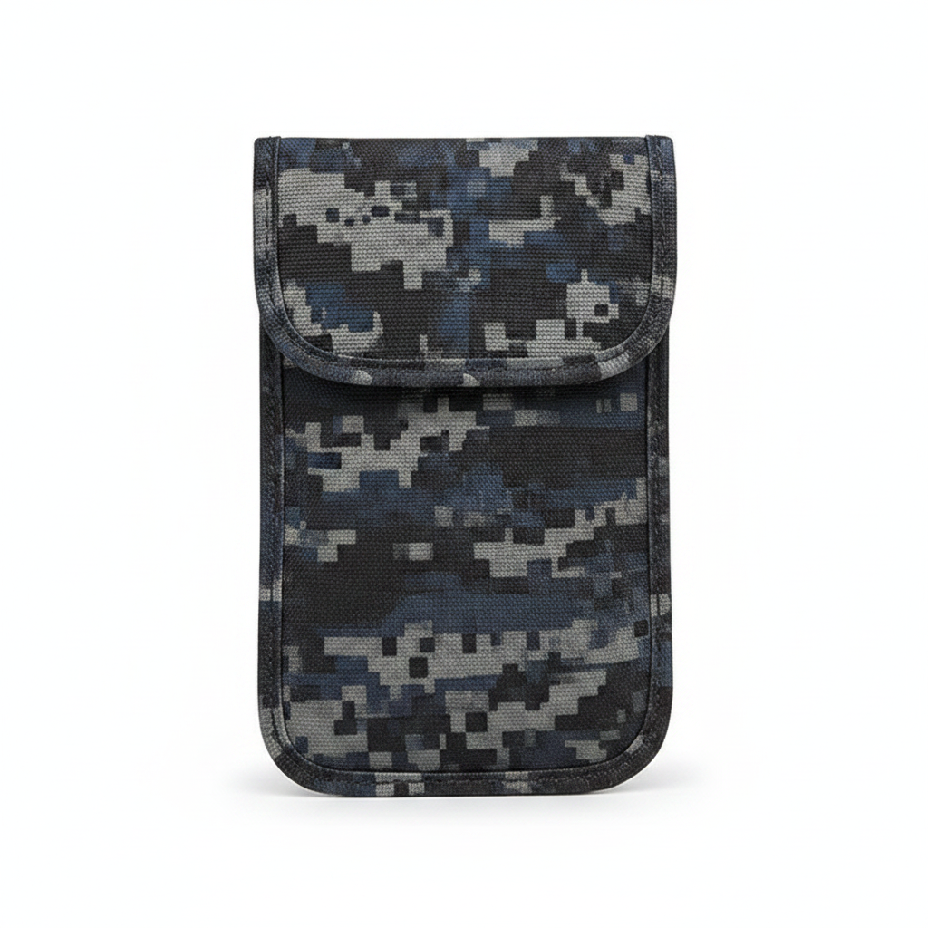 Faraday Signal Blocking Pouch — RFID & RF Privacy Shield for Phones & Key Fobs