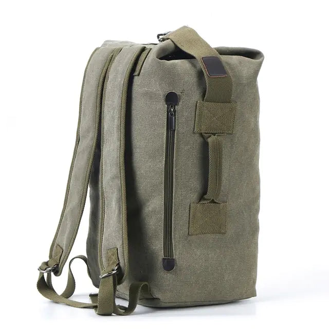 Waterproof Canvas Hiking Backpack - High Capacity Travel Pack in 2 Sizes | Outdoor Adventure Rucksack