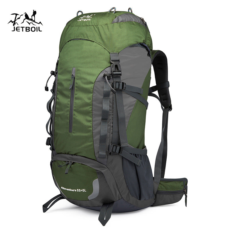 Jebote 60L Large Capacity Hiking Backpack for Outdoor Use