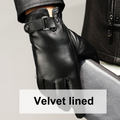 Men's Sheepskin Leather Gloves — Warm Velvet Lined | Driving & Outdoor