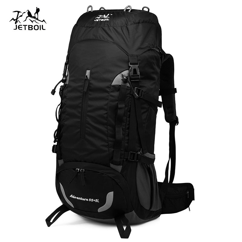 Jebote 60L Large Capacity Hiking Backpack for Outdoor Use
