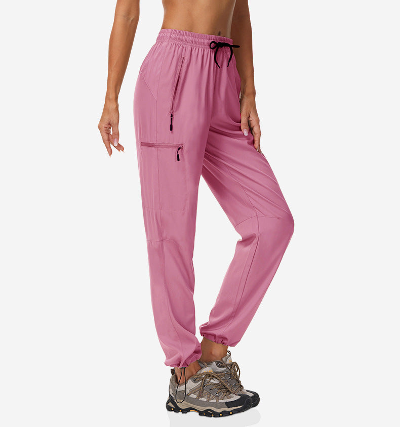 Women's Quick-Dry Thin Sports Pants for Outdoor Hiking