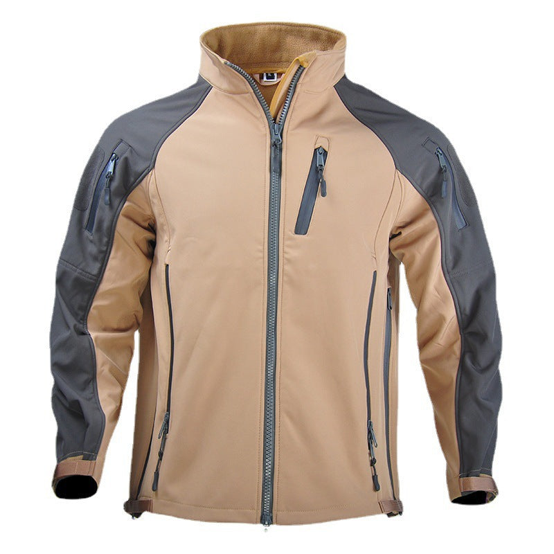 Men's Waterproof Tactical Softshell Jacket — All-Season Protection | Outdoor & Hiking