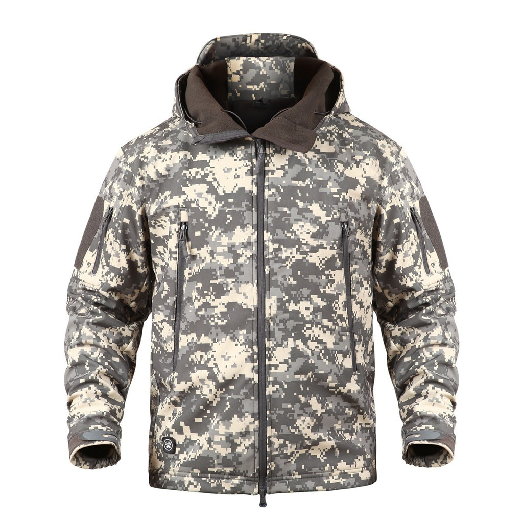 Plus Size Soft Shell Windproof Jacket