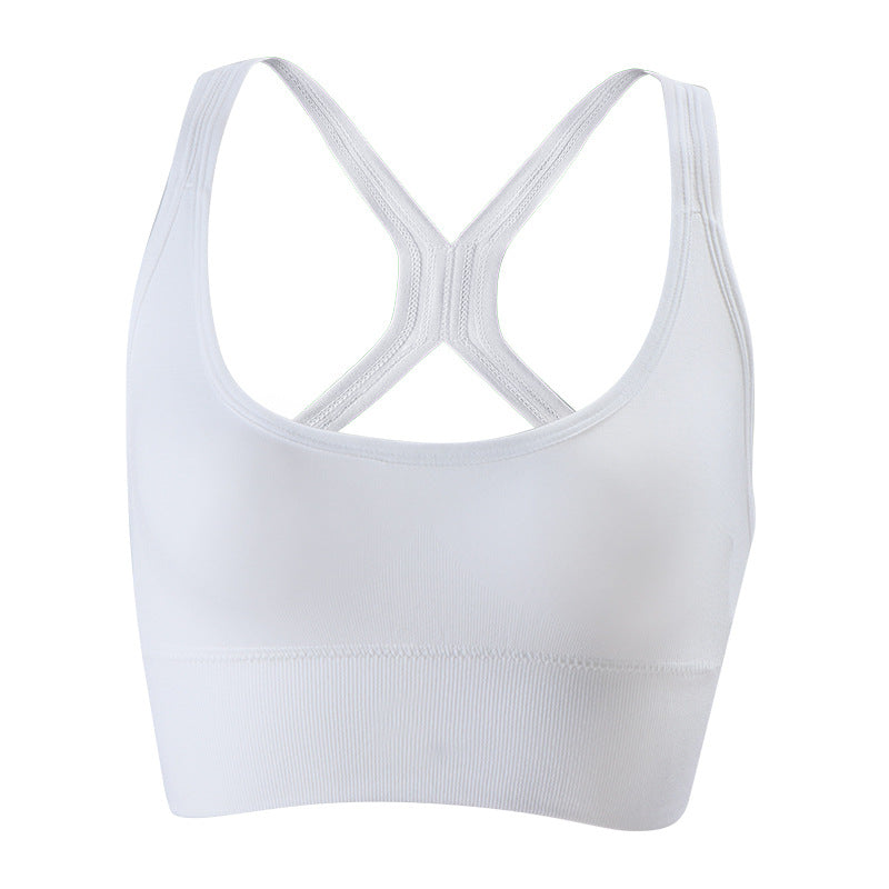 Women's Padded Sports Bra with Built-in Padding