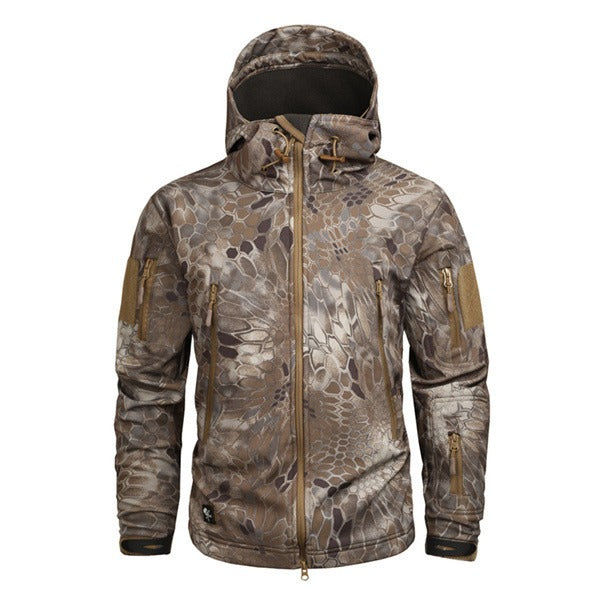 Digital Camouflage Waterproof Breathable Mountaineering Suit