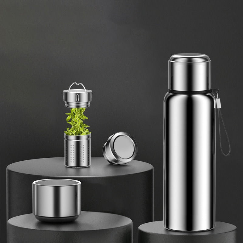 316 Stainless Steel Thermos Bottle for Hiking, Camping & Survival