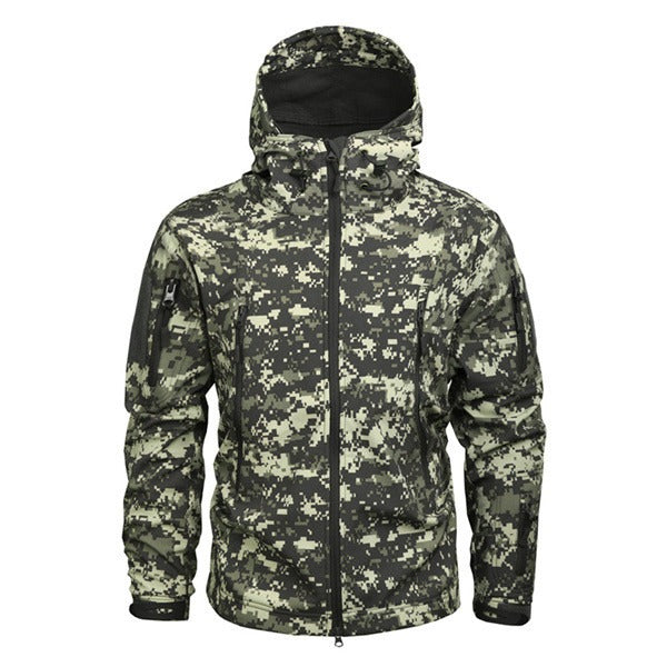 Digital Camouflage Waterproof Breathable Mountaineering Suit