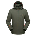 Men's Shark Skin Tactical Softshell Jacket - Waterproof Fleece-Lined Outdoor Jacket | Military Style