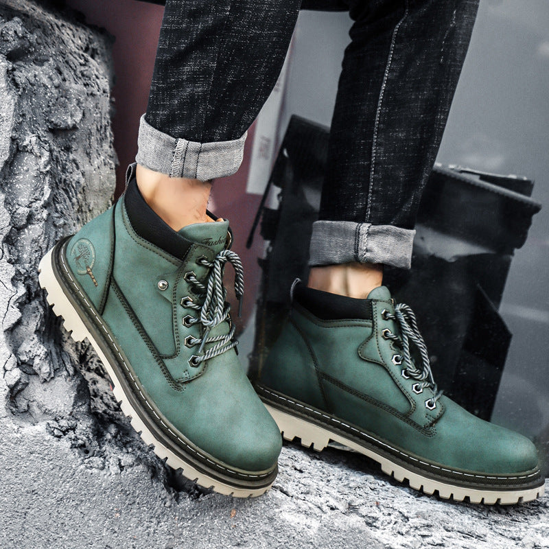 2021 New Men's High-Top Martin Boots for Autumn/Winter