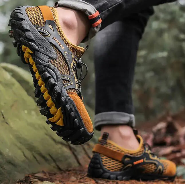 River Trekking Shoes — Fast-Drain Grip | Wading & Water Trail Shoe