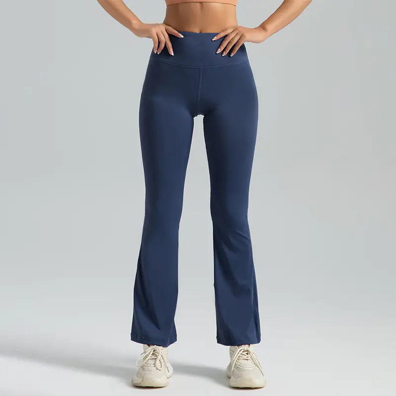 High Waist Flared Yoga Pants - Hip-Lifting Bell Bottom Leggings | Women's Athletic Wear