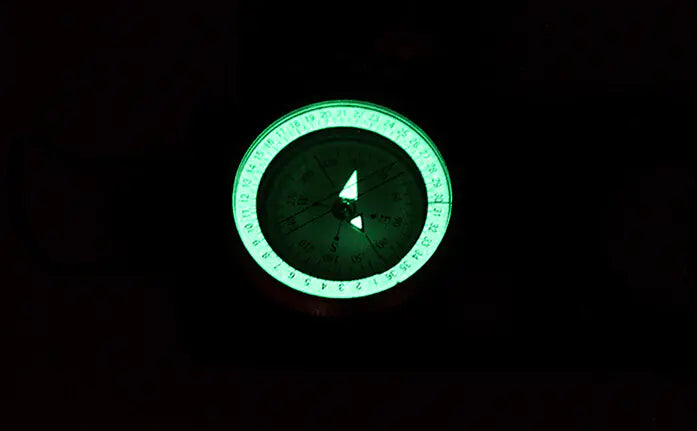Compass and Inclination Meter with Degree Scale - Slope Compass with Luminous Dial | Zinc Alloy